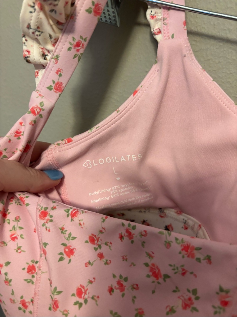 Blogilates Ruffle Corset Sports Bra L - Picture 5 of 6